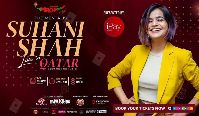 The Mentalist Suhani Shah Live in Qatar: Book Your Tickets Now